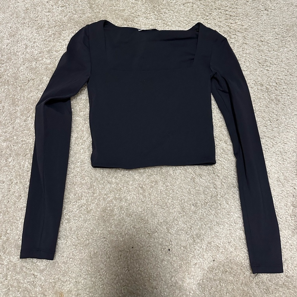 Babaton Square Neck Long Sleeve Top